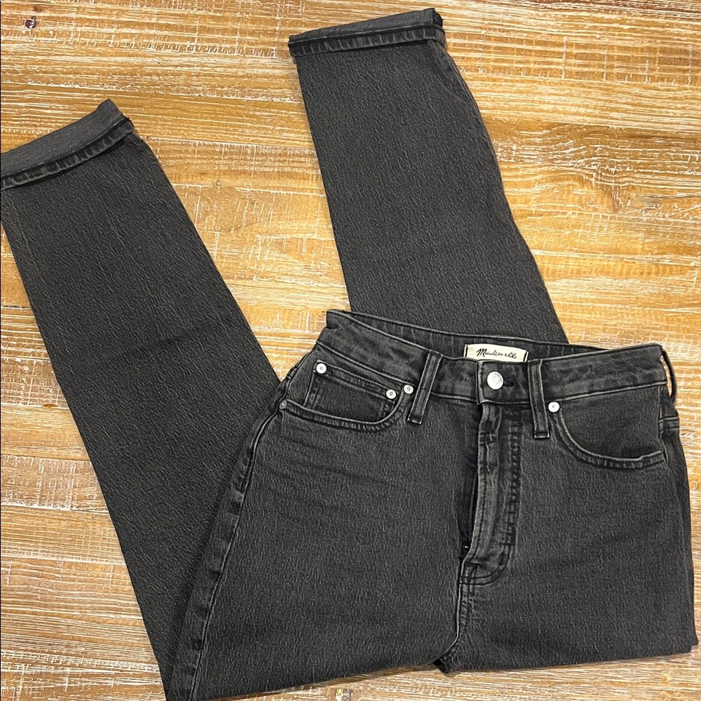 Madewell Women's Black Straight Leg Jeans